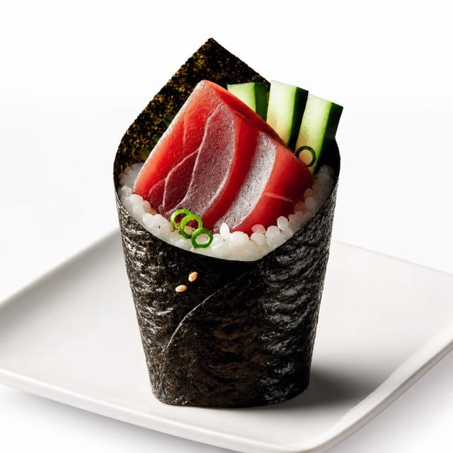 Bluefin Tuna Hand Roll.