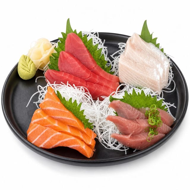 Assorted Sashimi.