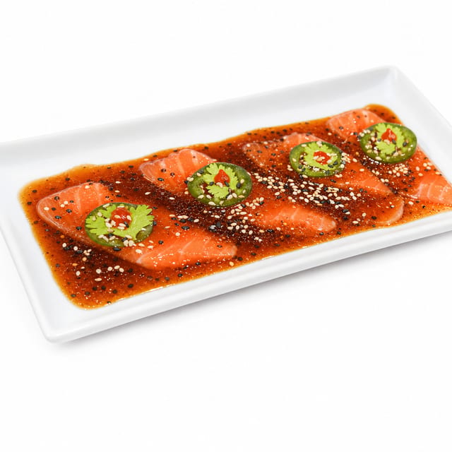 Salmon Carpaccio.